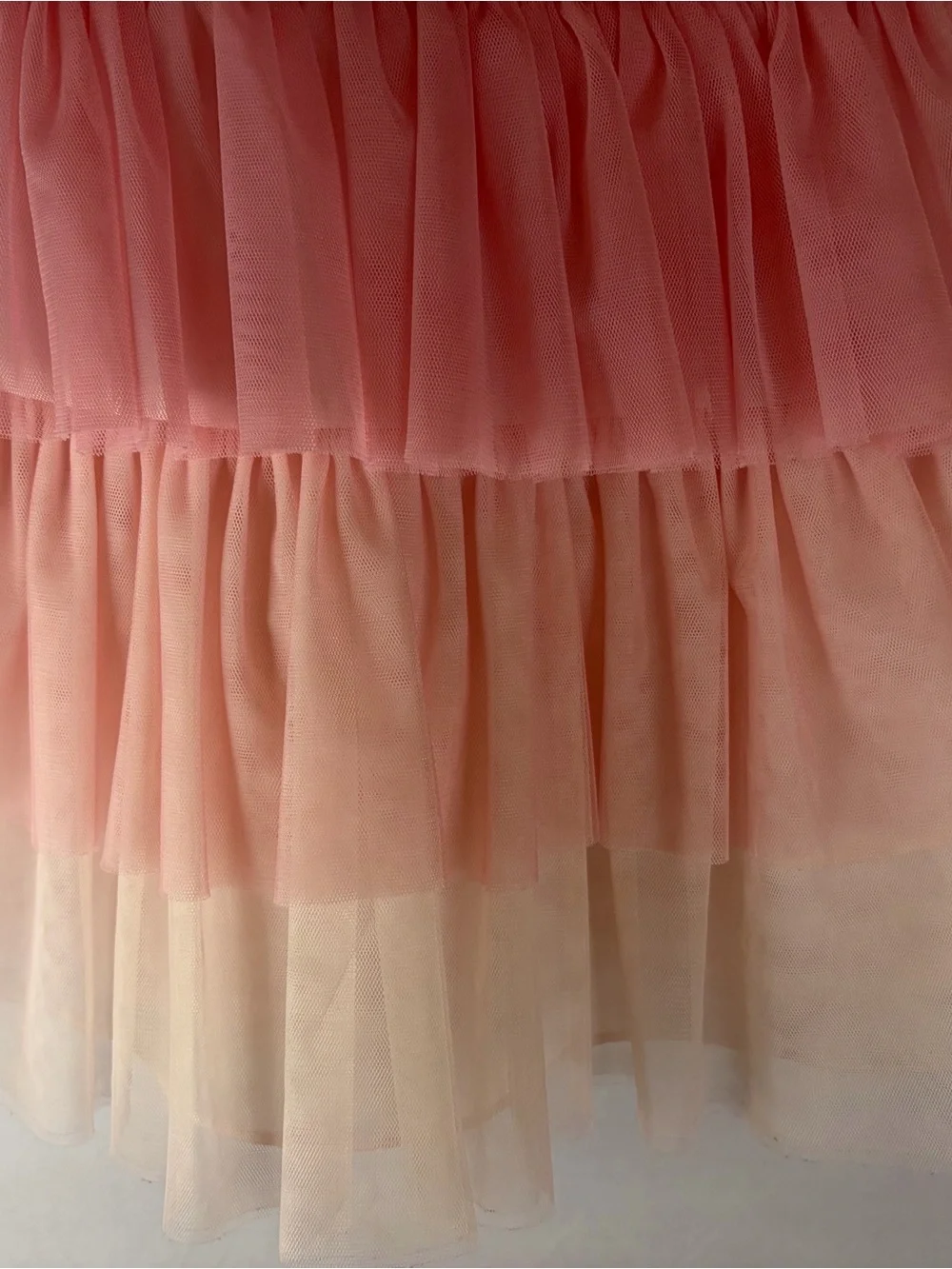 Bonnie Jean Girls 3T Pink Rosette Tulle Party Dress + 2 Bows